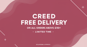 Creed Free Delivery On All Orders Above £50+ - Limited Time,