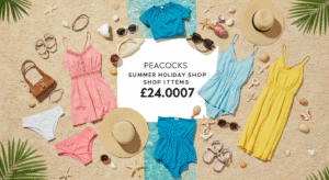 Peacocks Summer Holiday Shop Items £24.00