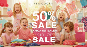 Peacocks 50% Off Kid's Sale