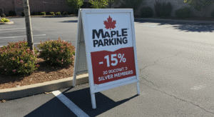Maple Parking 15% Off Silver Member