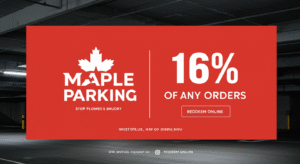 Maple Parking 16% Off Any Orders