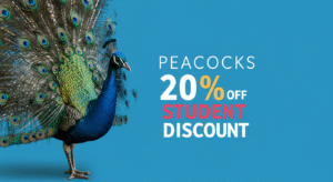 Peacocks 20% Off Student Discount.
