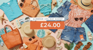 Peacocks Summer Holiday Shop Items £24.00