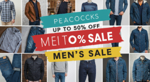 Peacocks Up to 50% Off Men's Sale