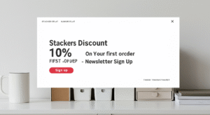 Stackers Flat 10% Discount On Your First Order - Newsletter Sign Up